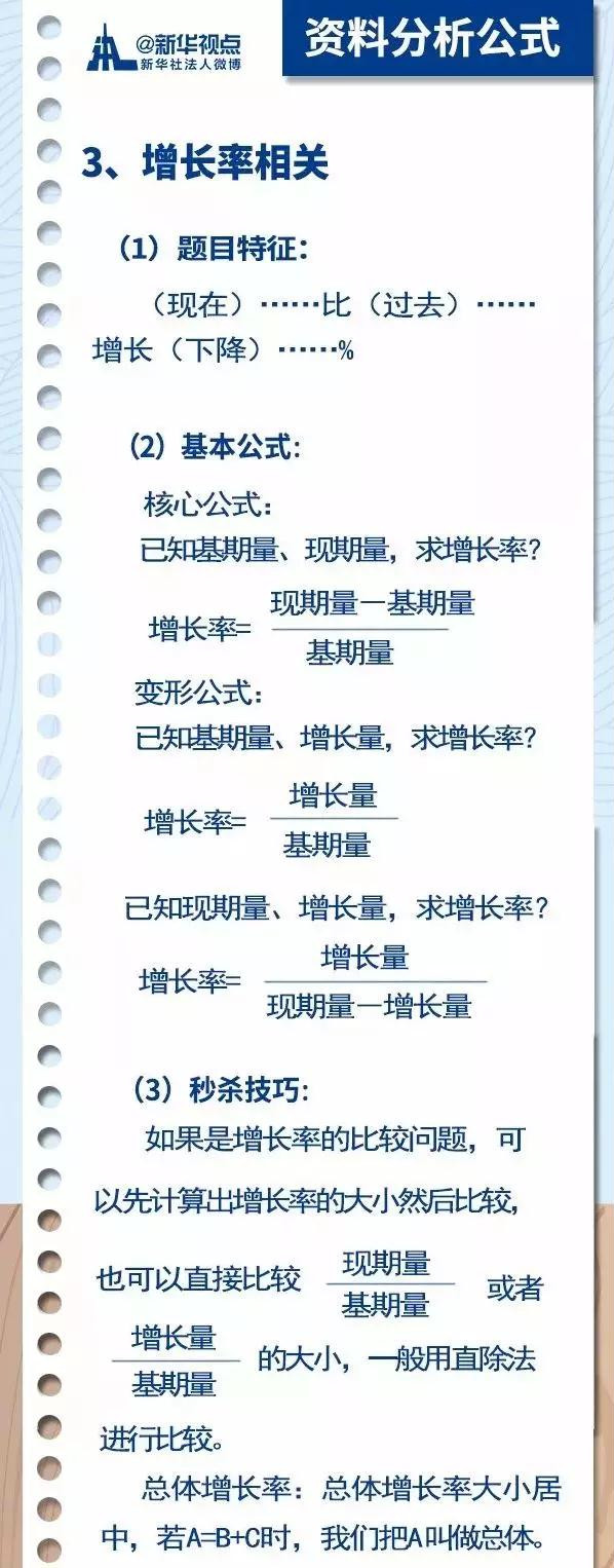 2020國考行測(cè)常用公式匯總，背完答題省時(shí)省力