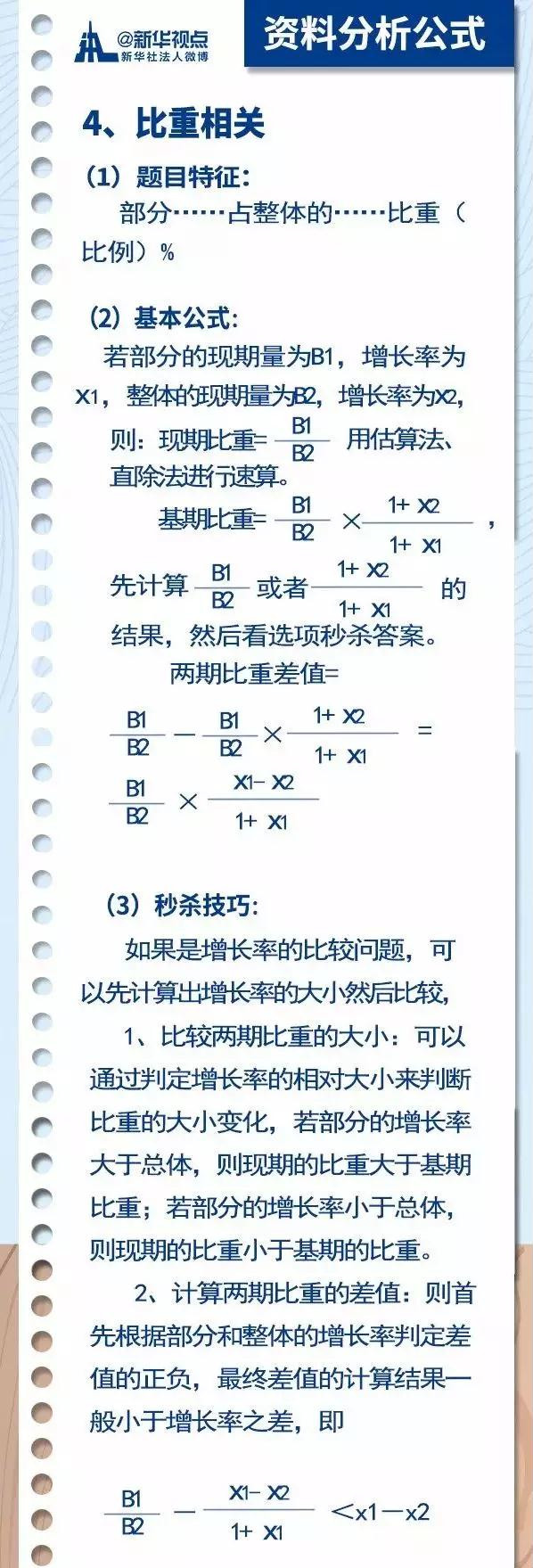 2020國考行測(cè)常用公式匯總，背完答題省時(shí)省力